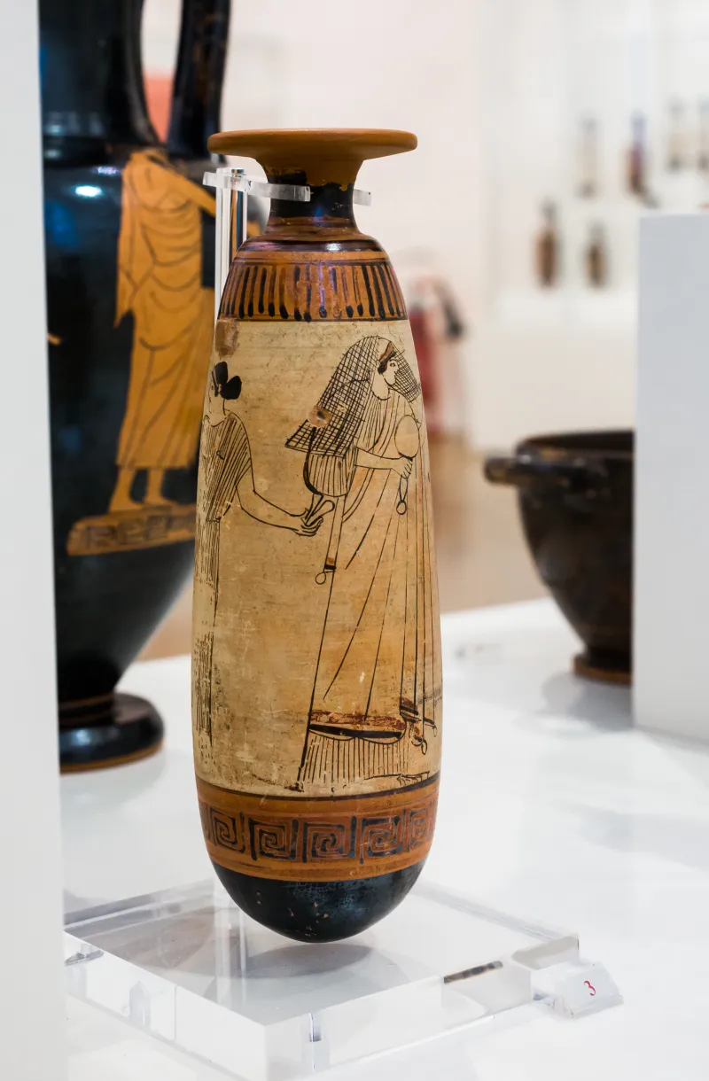 Two-Row Painter - Arv 726 16 - Three Women - Athens Nam 16457 - 
