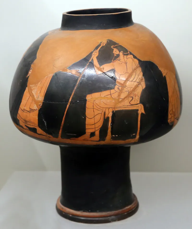 Pittore Tysziewicz, Psykter Con Zeus (O Minosse) E Pasifae, 470 Ac Dalla 