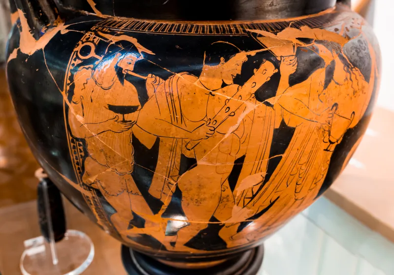 Tyszkiewicz Painter - Arv 290 5 - Introduction Of Herakles On Olympos - Komos - Roma Mnevg 8346 - 