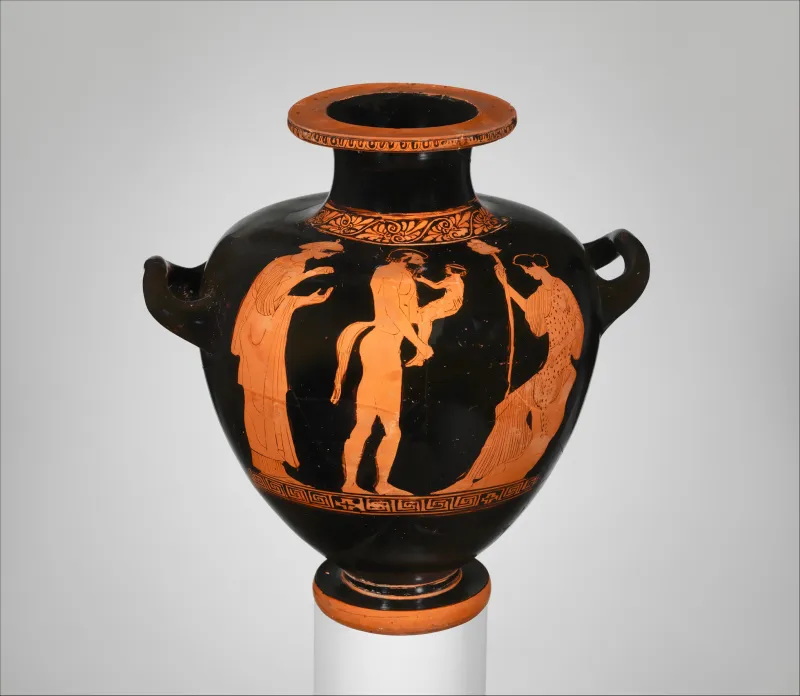 Terracotta Hydria- Kalpis (Water Jar) Met 
