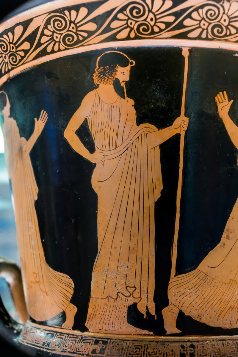 Villa Giulia Painter Arv 618 3 King And Two Women - Satyr Family 