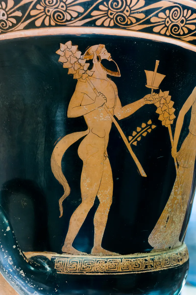 Villa Giulia Painter Arv 618 3 King And Two Women - Satyr Family 