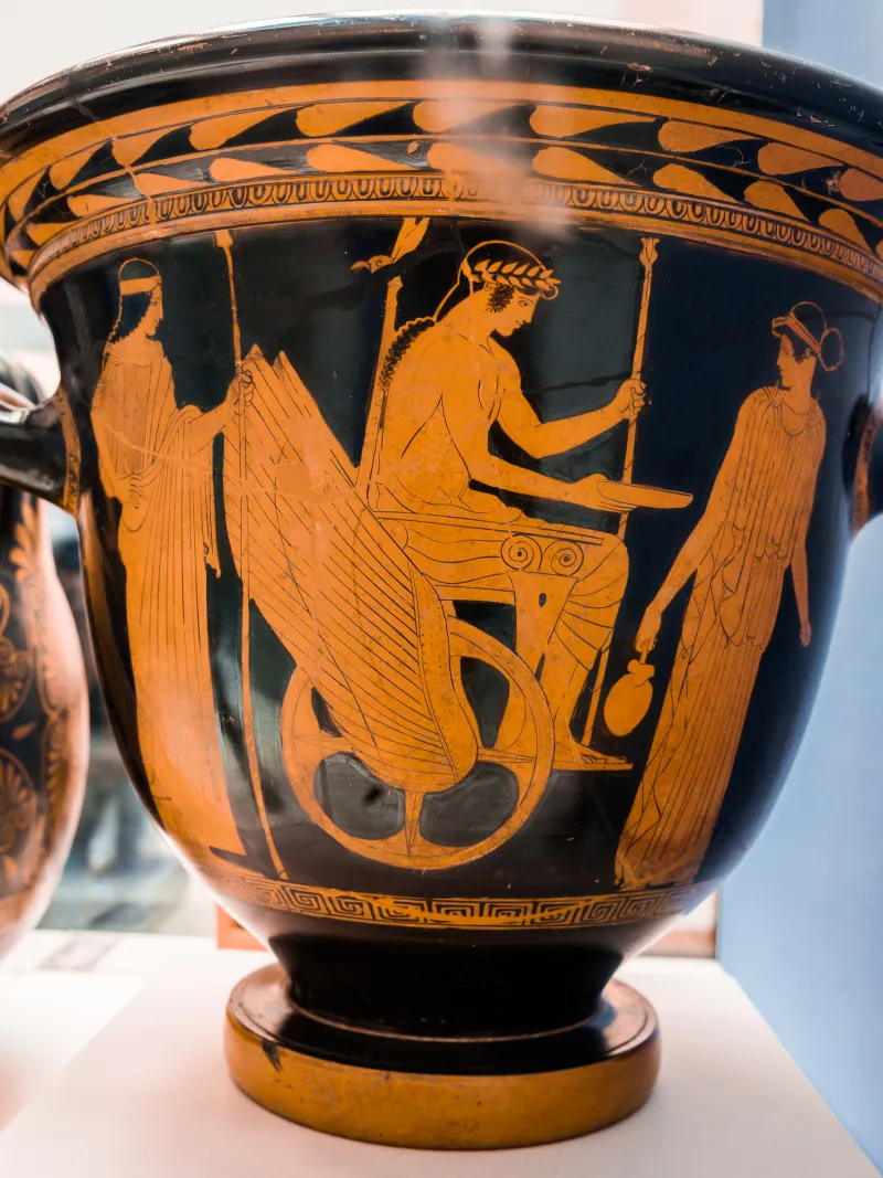 Villa Giulia Painter Arv 620 23 Triptolemos With Demeter And Persephone - Athletes 