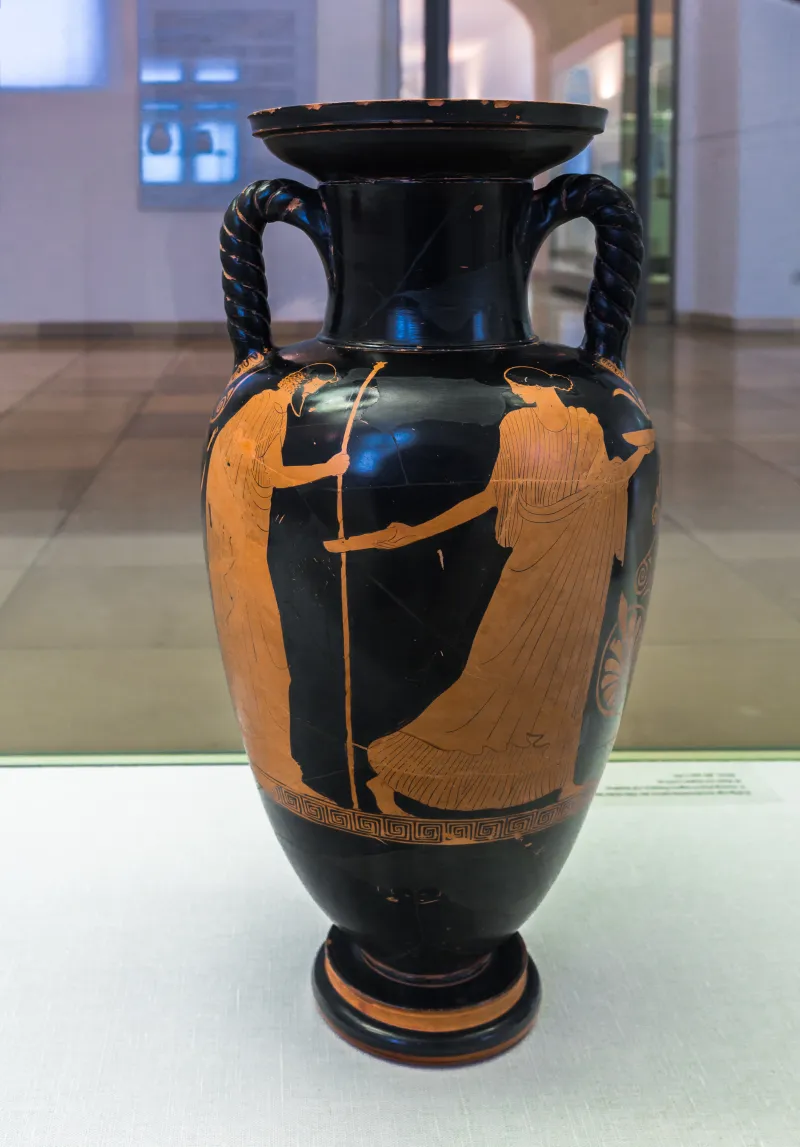 Villa Giulia Painter Arv 621 45 Warrior And Woman - Man And Woman 