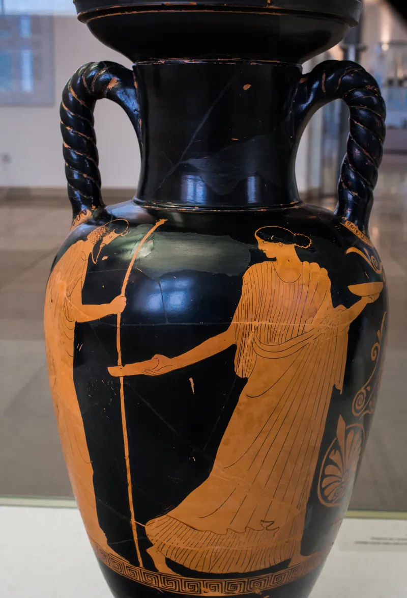 Villa Giulia Painter Arv 621 45 Warrior And Woman - Man And Woman 