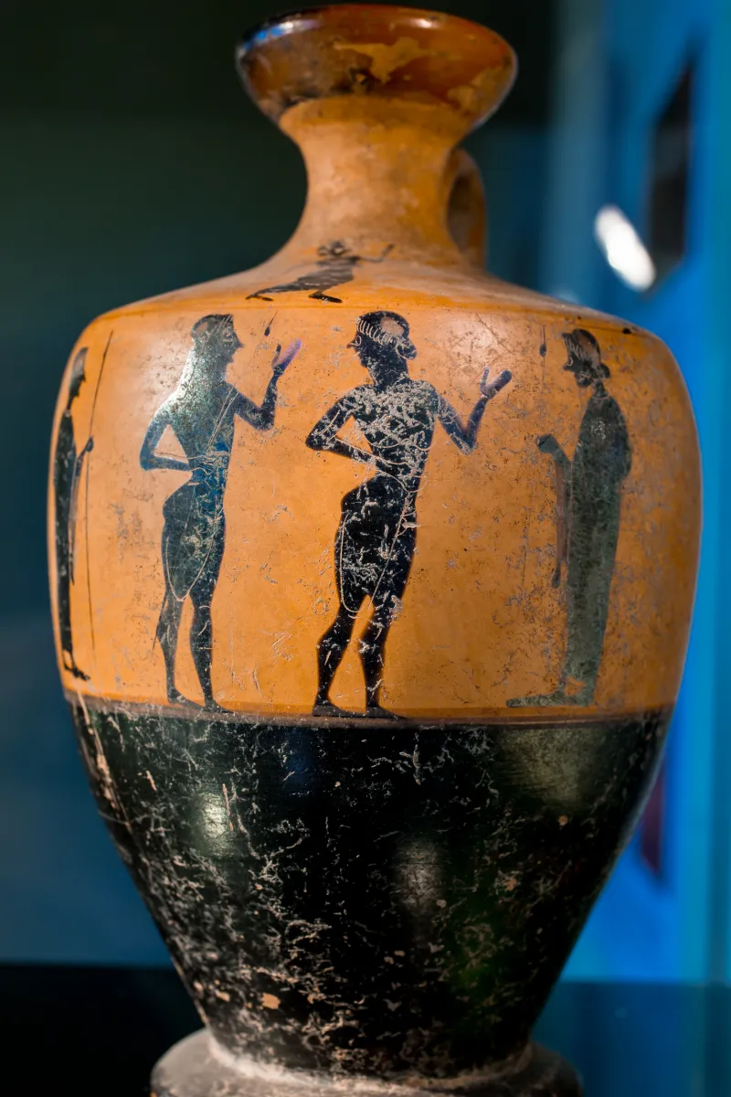 Wraith Painter - Abv 200 Extra - Draped Figure - Youths With Spears - Arezzo Masgcm - 