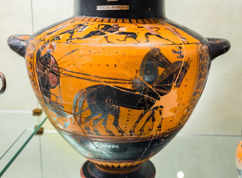 Zürich Painter - Abv 92 Extra - Herakles And The Lion - Quadriga - Firenze Man 70994 - 